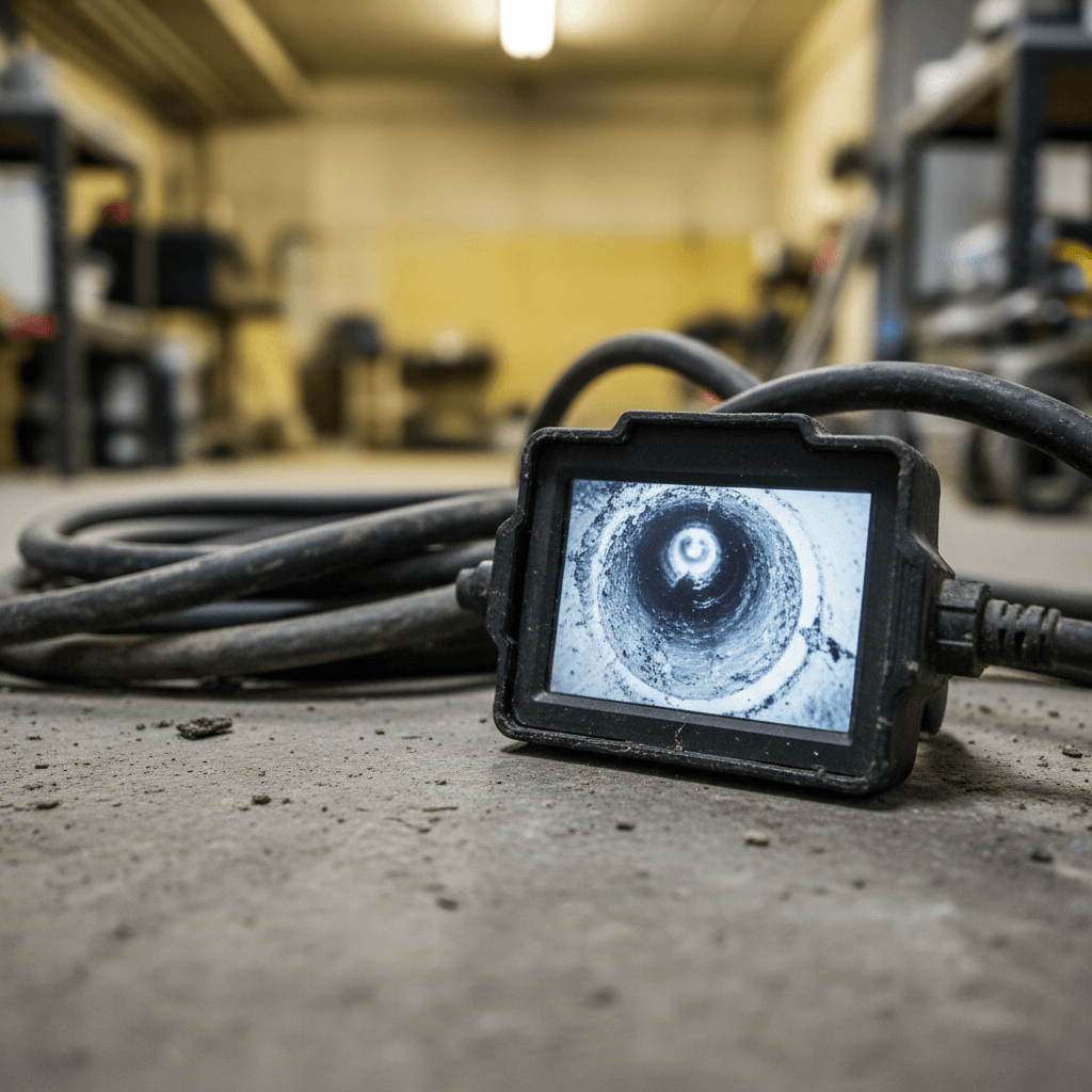 Spezialkamera für Kanalinspektion im Einsatz